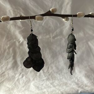 Boho Chic Fish Scale Earrings